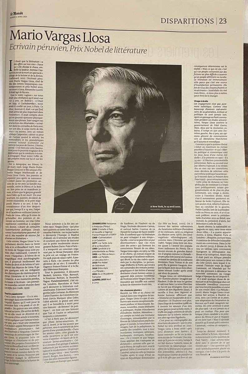 AlvaroVargasLl's tweet image. Le Monde (2)