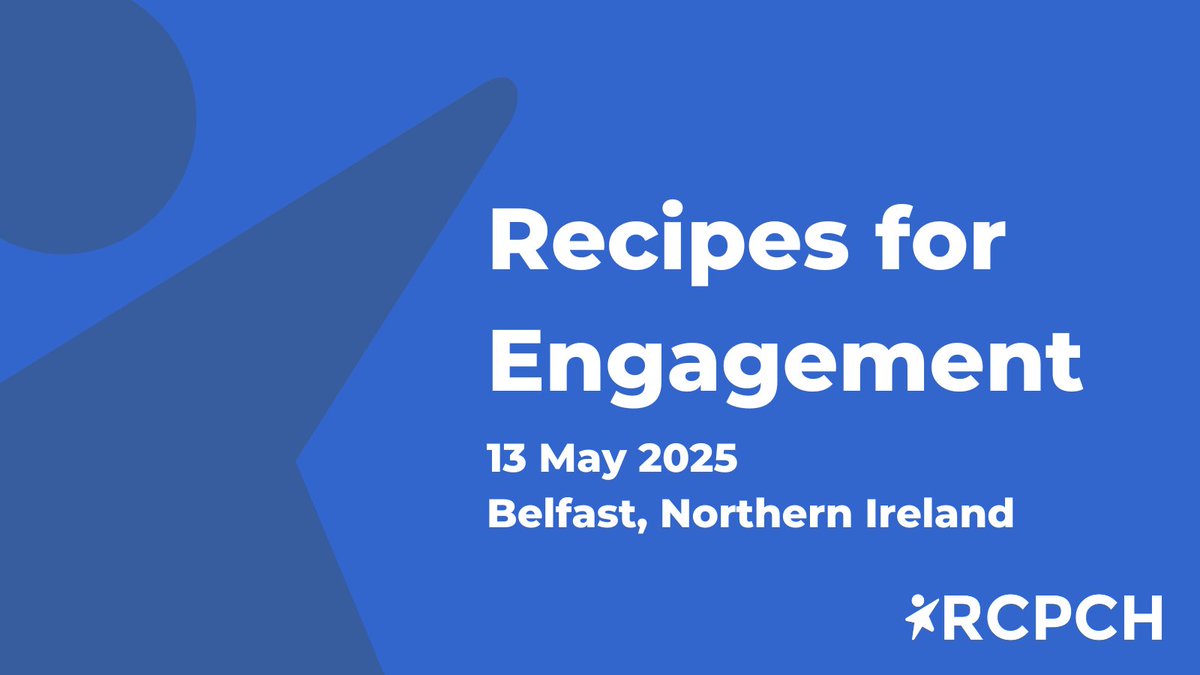 RCPCH_and_Us (@rcpch_and_us) on Twitter photo 📢Have you seen our upcoming Recipes for Engagement course happening in #Belfast in May on how to engage & involve children & young people?
ℹ️Find out more: rcpch.ac.uk/education-care…
👥Open to workers from all backgrounds keen to learn about engagement
<a href="/NIPaedsTrainees/">NI Paeds trainees</a> 📢Have you seen our upcoming Recipes for Engagement course happening in #Belfast in May on how to engage & involve children & young people?
ℹ️Find out more: rcpch.ac.uk/education-care…
👥Open to workers from all backgrounds keen to learn about engagement
<a href="/NIPaedsTrainees/">NI Paeds trainees</a>