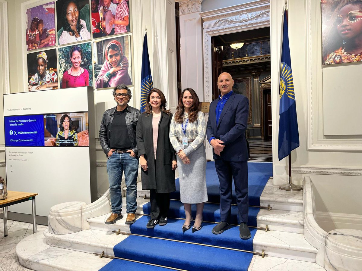 MediaSpringPk's tweet image. Building Global Alliances for Impact

@Sidra Iqbal was invited to a poweful roundtable hosted by the Commonwealth Secretariat in London, bringing together voices shaping the future of inclusive leadership, sustainability, and social impact across the Commonwealth.

#CSCPakistan