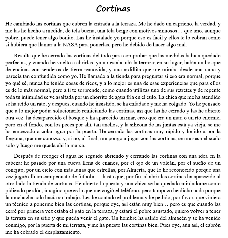 Voy a cambiar las cortinas del salón así que hoy toca micro sobre cortinas xD