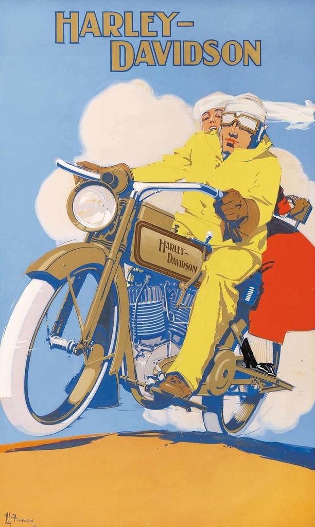 AFSMSFA's tweet image. H. J. Van Piggelen - Harley Davidson. 1916.