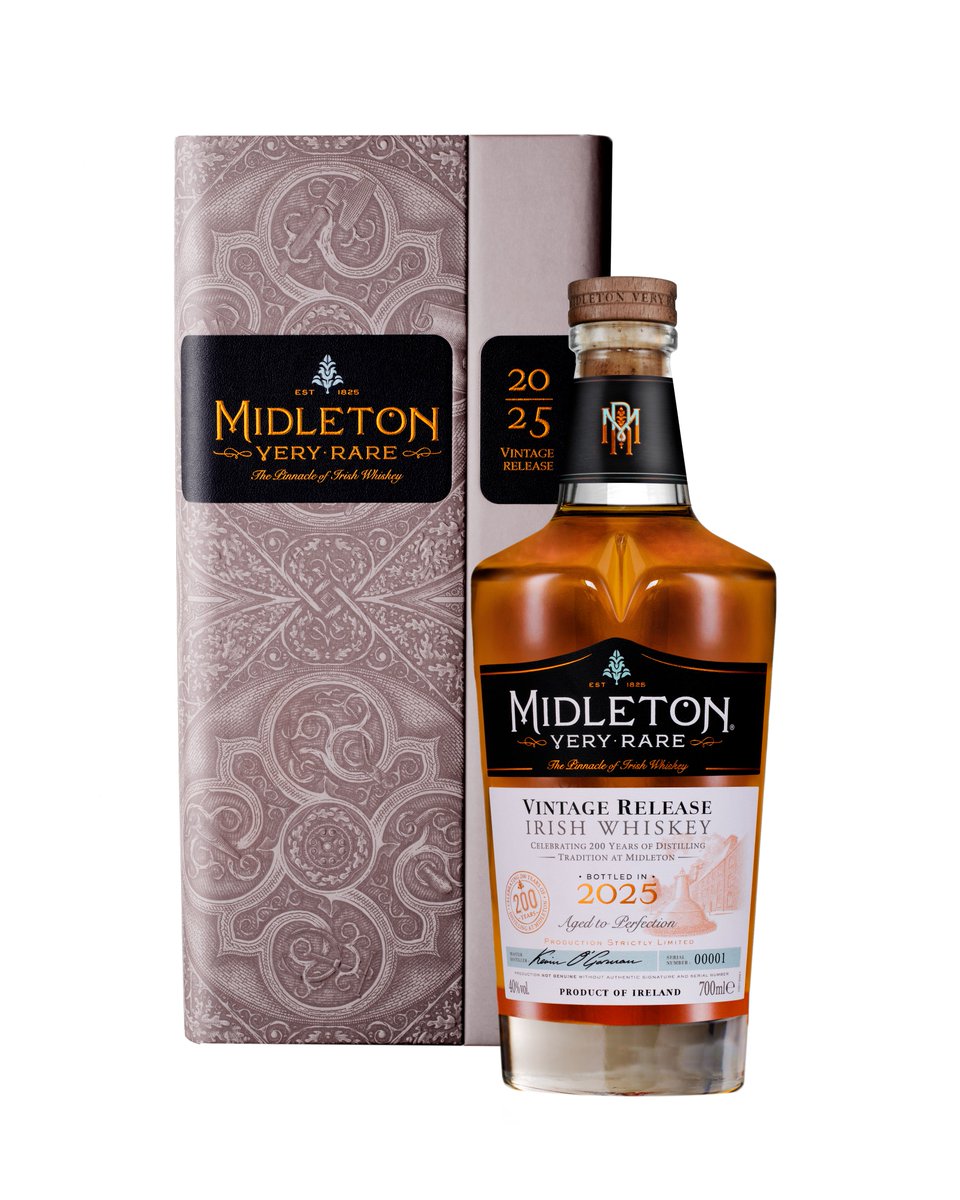 MIDLETON VERY RARE, THE PINNACLE OF IRISH WHISKEY, LAUNCHES 2025 VINTAGE #MidletonVeryRare2025 #PinnacleofIrishWhiskey corkbilly.com/2025/02/the-wh…