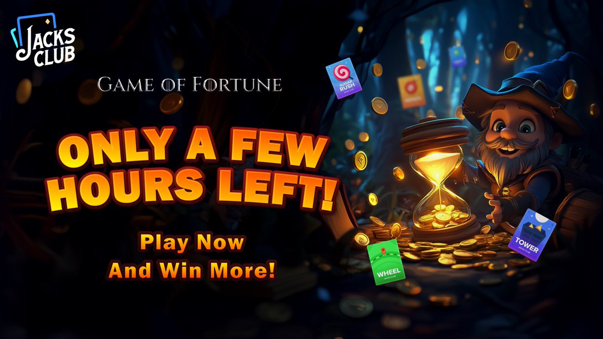 JacksClubCasino's tweet photo. 🚀 The Final Battle is Here! 🎰🔥
Hurry Up and Play More!!!
👀 Will it be YOU? Stay tuned: https://t.co/sJ30XM2vrl
#JacksClub #GameOfFortune #CryptoCasino https://t.co/jHdznu3Fpd