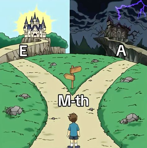 Mean_Madeline's tweet photo. every maths students cross this path at least once in their life
change my mind? https://t.co/pteOdbOE9V