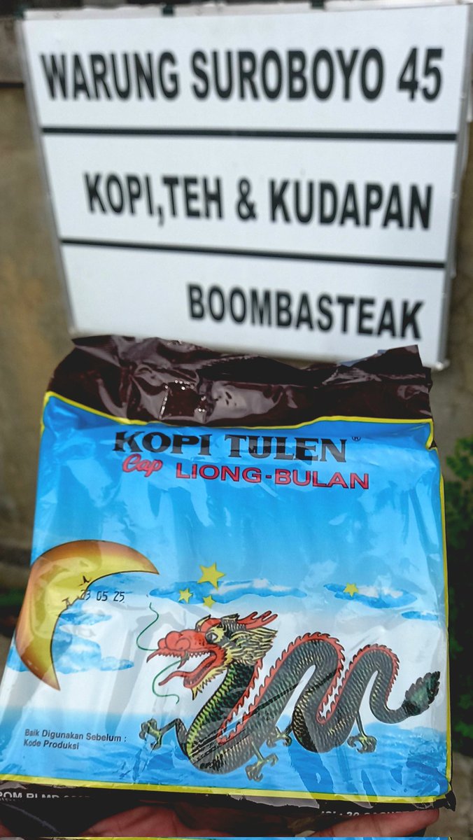 Kopi Liong Bulan Tulen - Bogor

Juga bisa di seduhin di Kopi, Teh &amp; Kudapan Nya <a href="/WARSUB45/">Warung Suroboyo 45</a> 

Terima kasih kiriman nya kang <a href="/sociogeeks_/">Socio Geeks</a>