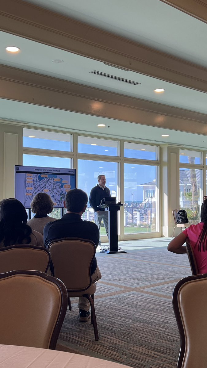 BraveCaveSHS's tweet photo. Thank you, @thedunesclub_MB for hosting @SocasteeHS and all other @HCSCTE schools for our annual @PGATOUR day to learn about the @MyrtleBeachCl . We greatly appreciate learning from all the leaders today who organized a world-class event. #myrtlebeachgolf https://t.co/6MWVSAFlvq