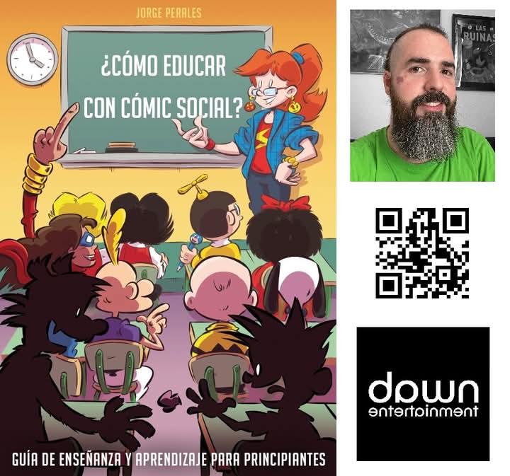 Continúa la precampaña del libro sobre el uso del #CómicEducativo de forma didáctica en las aulas y para familias. Saldrá bajo el sello editorial de <a href="/Dawn_Ent/">Dawn</a> con la maquetación y edición de <a href="/Adrikable/">Adri Ortiz</a> incluyendo alguna de sus ilustraciones.