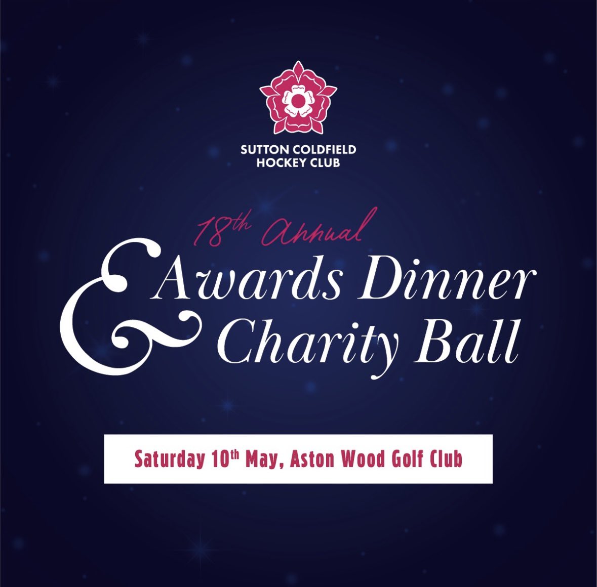 🎫Tickets are on sale now via Pitchero🎫

£38 pp with an option of adding a £5 charity donation to support Birmingham PHAB Camps.