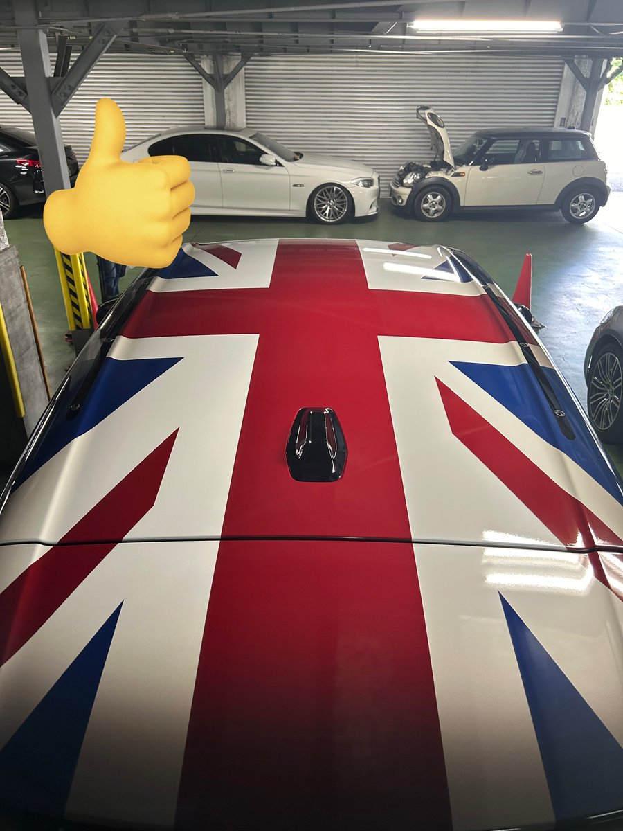 YOLO_CARWRAP's tweet photo. #MINI
#ルーフラッピング
#カーラッピング
#ユニオンジャック
#CABANA https://t.co/hCav2gpzBH