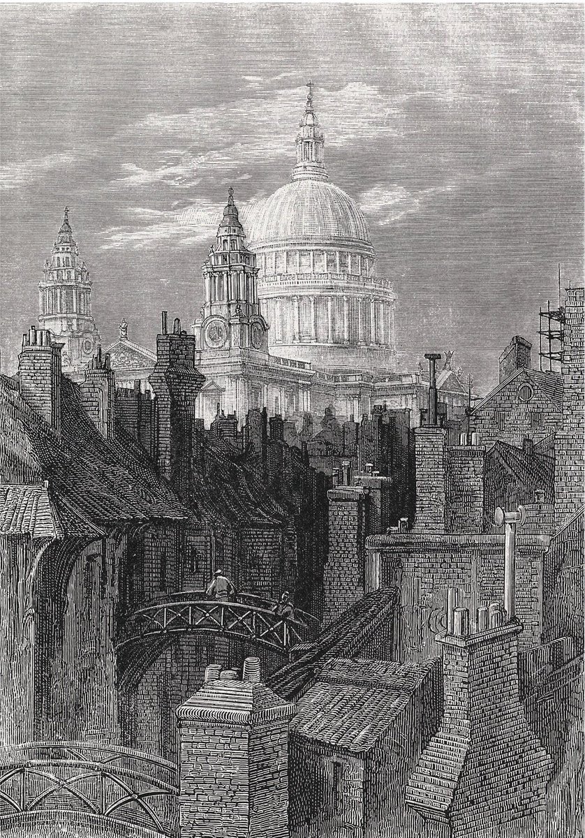 'St Paul's Cathedral and the slums' (from 'London: A Pilgrimage', 1872) by Gustav Doré