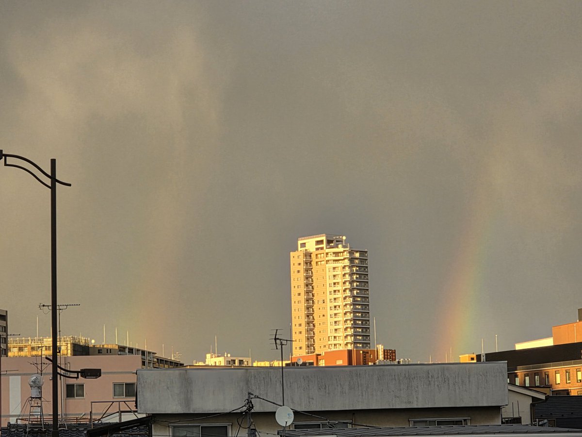 虹が2本！