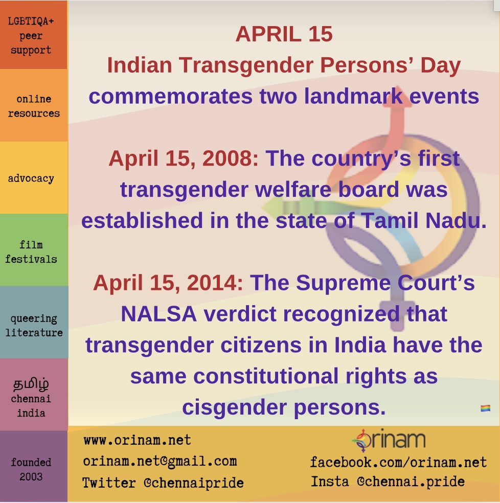 Happy Trans Persons' Day, y'all!