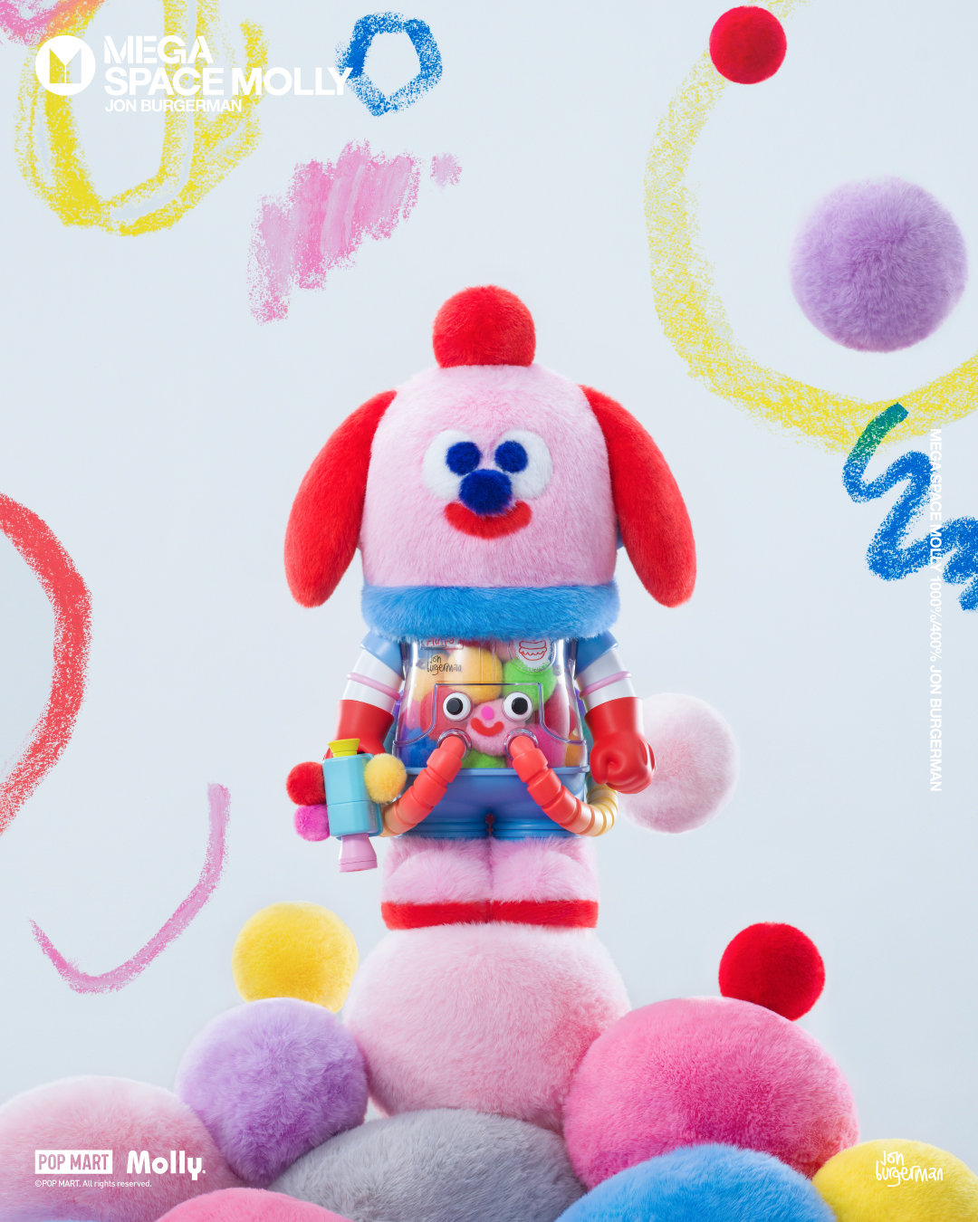 POP NOW:MEGA SPACE MOLLY 400% JON BURGERMAN SPACE CADETS