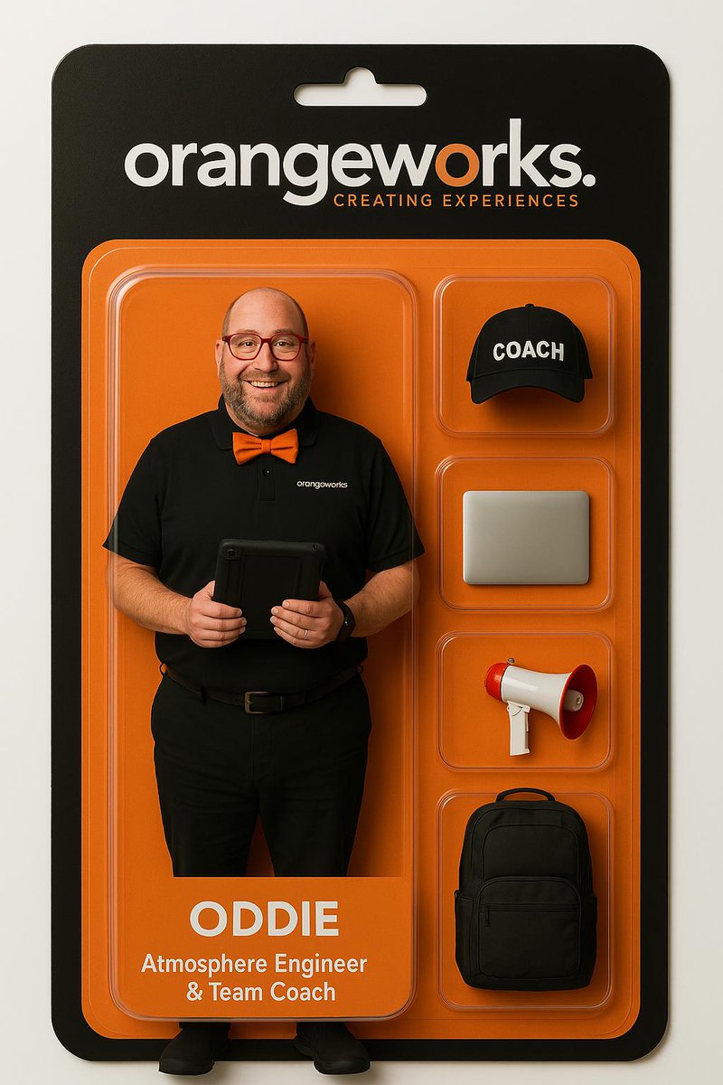 OrangeworksUK's tweet image. We couldn’t resist jumping on the trend 😜

Introducing: Event Professional Collectibles... coming to a store (or event) near you 👀 🙌

What do you think - iconic or unhinged? 🤔 😂

#aicollectiblestoys #chatgpt #orangeworks #chooseyourplayer