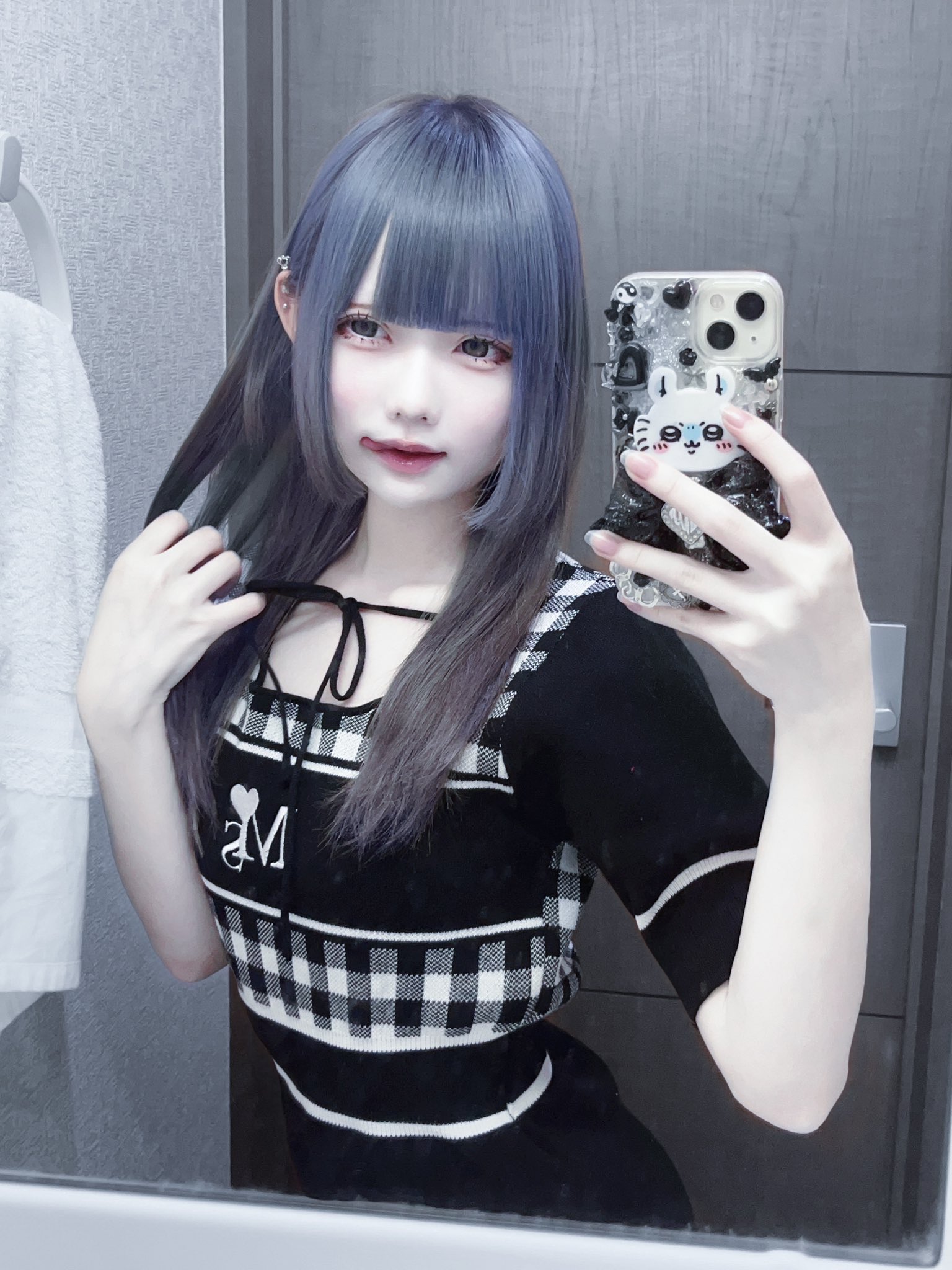 もえにゃ しまむら コラボ コート 量産型 黒 Lily Merry 完売 M