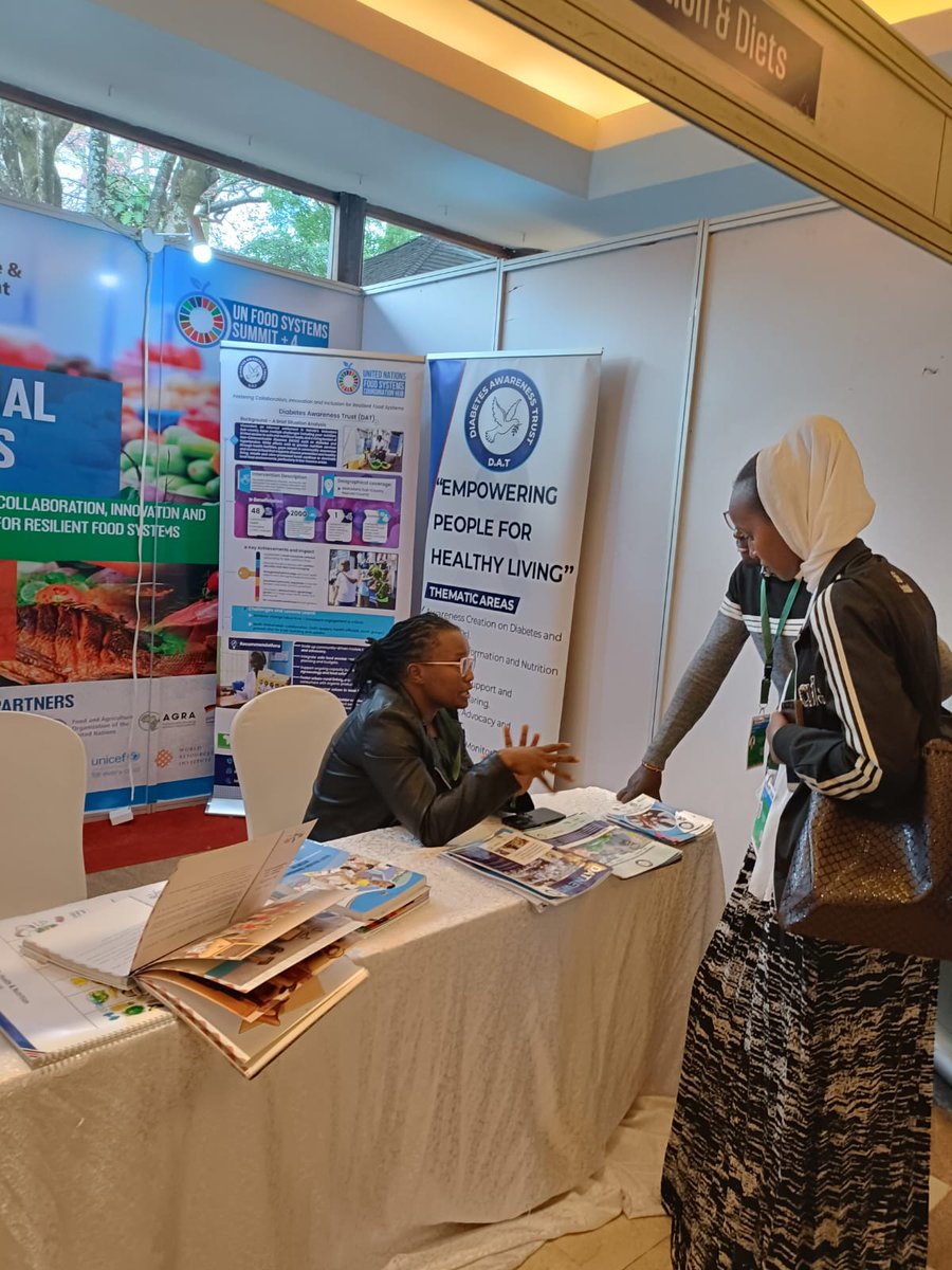 diabetestrust's tweet photo. Honored to take part in the Kenya National Food Systems Summit 2025, a key moment for #UNFSS+4 🌍
We’re showcasing our Urban Nutrition Project in Nairobi—linking safe, agroecological foods with NCD prevention.
Thanks to #NICEProject & #SAF_Africa for the invitation! 🙏🏽 https://t.co/WJ2GaXZm2N