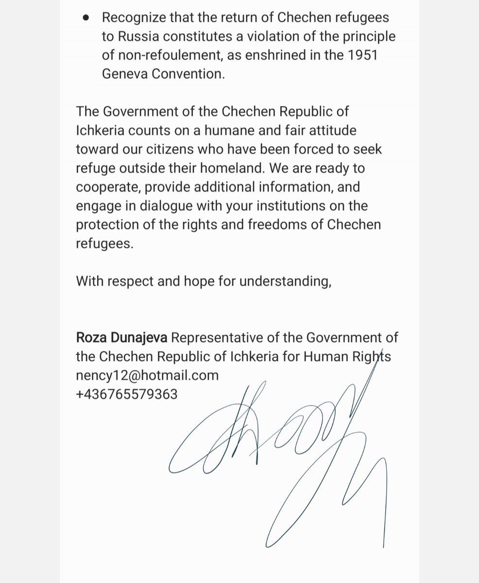Official document Chechen Republic of Ichkeria for human rights.
Systemic human rights violations in the Chechen Republic are developing into pressure on Chechens throughout Russia and beyond, especially in Europe. Your task is not only to present the facts, but also to emphasiz