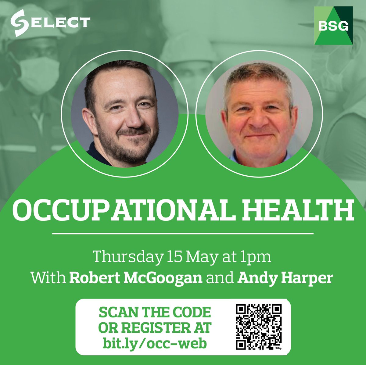 Another informative webinar will be taking place next month with The Building Safety Group (<a href="/bsgltd/">The Building Safety Group</a>) on the topic of occupational health. Click the link to find out more and register👉 bit.ly/occ-web 

#select125 #construction #occupationalhealth
