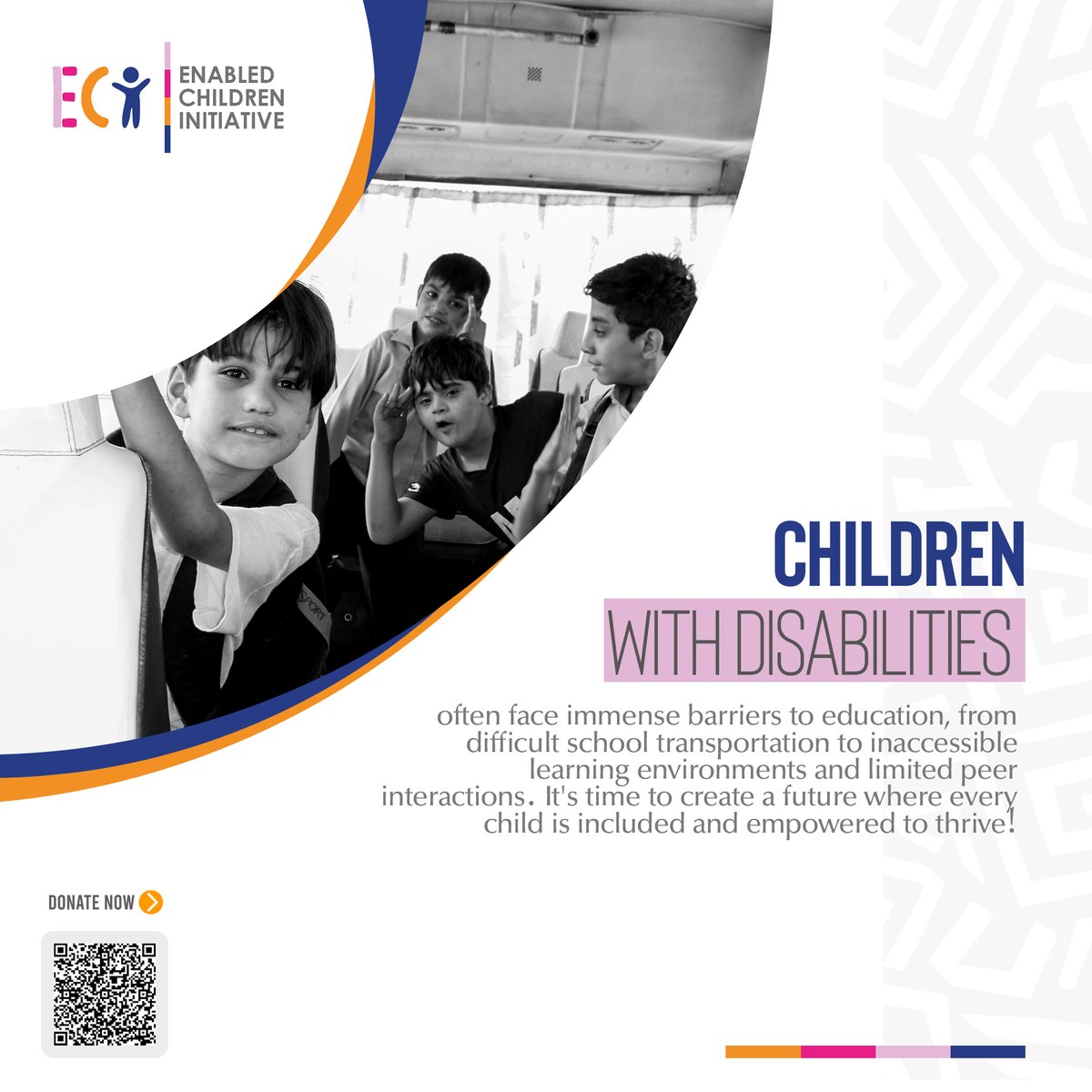 Children with disabilities face huge barriers—hard transport, inaccessible classrooms, and limited social support.
Let’s build a world where every child is included and thrives! 🎒📚
 𝐃𝐨𝐧𝐚𝐭𝐞 𝐍𝐨𝐰 💙globalgiving.org/projects/care-…