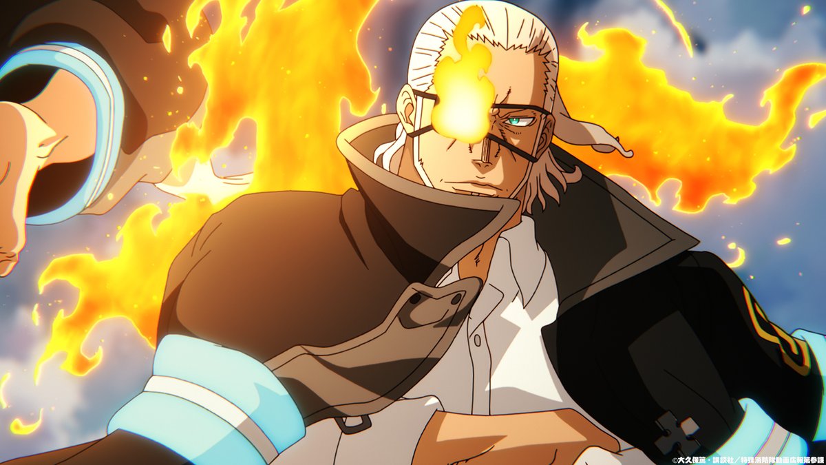 FireForce_PR's tweet photo. ◤ ̄ ̄ ̄ ̄ ̄ ̄ ̄ ̄ ̄ ̄ ̄ ̄ ̄◥
🔥『#炎炎ノ消防隊 参ノ章』🔥
˗ˏˋあらすじ&先行場面カットˎˊ˗
◣_____________◢
💥第参話「炎の化身」
═══════════
https://t.co/3Q8pt8US9h
📺放送情報
4月18日(金)から
MBS/TBS/CBC “アニメイズム”枠にて放送
#FireForce https://t.co/82XPQxv6L8