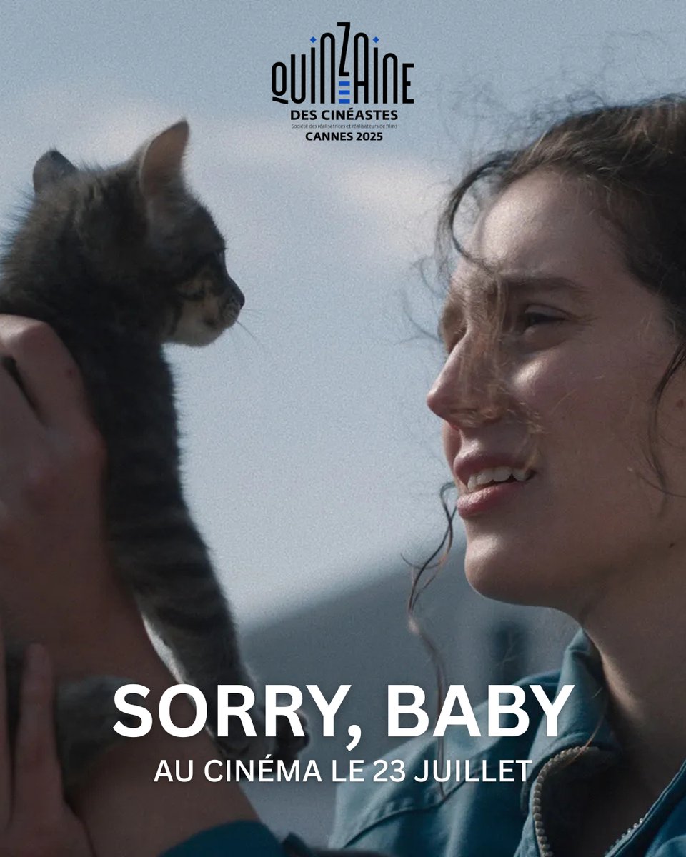 WildBunch's tweet photo. #SorryBaby, de @evavictor marquera la clôture de la @Quinzaine au @Festival_Cannes 2025 ✨
Récompensé du Prix Waldo-Salt du scénario au @sundancefest, le film produit par @BarryJenkins réunit @evavictor, #NaomiAckie et #LucasHedges.
Le 23 juillet au cinéma 🍿 https://t.co/EyZSbk3BVv