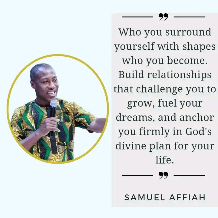SamAffiah's tweet image. Right people. Right growth. Right future.
#YearnToGrow #PurposeDrivenLife #ChooseWisely