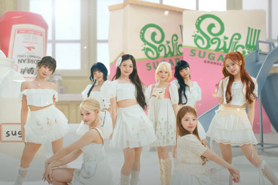 soompi's tweet photo. WATCH: #UNIS Showcases Their Sweet And Spicy Charms In Bubbly MV For "SWICY" Comeback
https://t.co/AI58Hkux6e https://t.co/smy15YEjRm