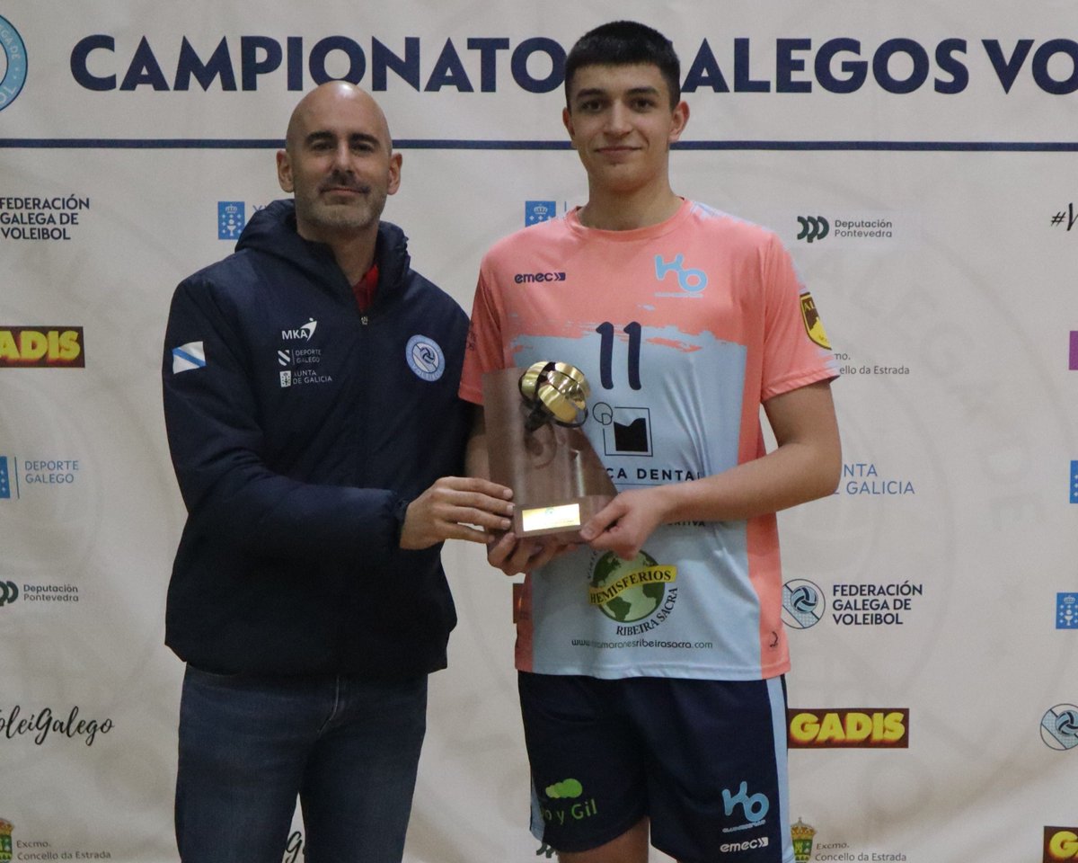VoleiGalego's tweet photo. 🌟  Ⓜ️V🅿️ nas #FinaisFGVB25 desta fin de semana!

▪️ Júnior M:  Martín Casáis ➡  @boirovoleibol▪️ Júnior F: Olalla González ➡ @cvemevelugo
▪️Cadete M:  Manuel Fernández ➡ @CDkorbis
▪️Cadete F: Icía Loxo ➡@oleiros_voleibol

@Gadis @depo_es  @c_aestrada https://t.co/IeLvv6jcJ8