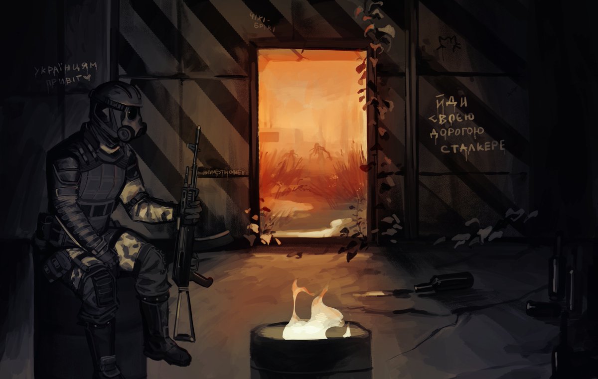 #STALKER #StalkerShadowofChernobyl
Drew this for some PvP event in arma