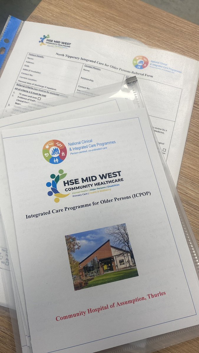 Thank you to the ICPOP team for coming to meet with me yesterday , building new pathways for our patients at NRU <a href="/HSEMidWest/">HSE Mid West</a> <a href="/PmTalevara1/">PM</a> #integrated care pathways