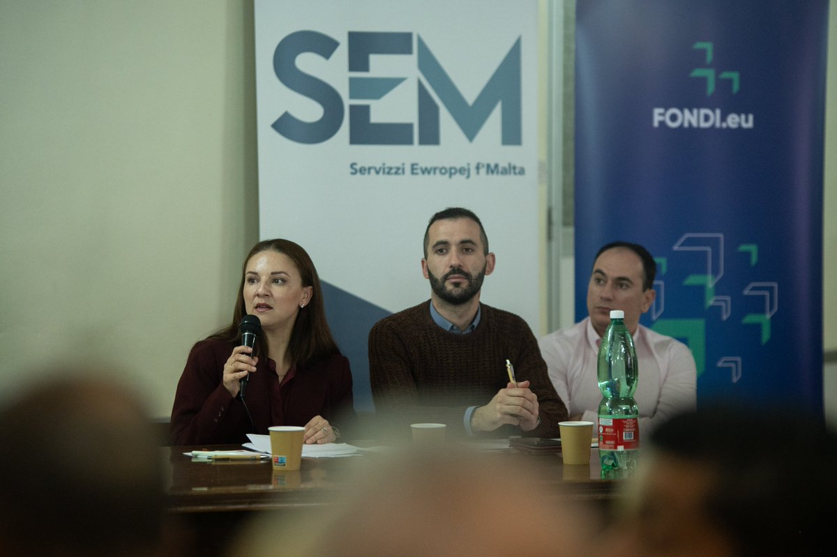 Fondi.eu (@fondi_eu) on Twitter photo 🎣 Licensed fishers attended info sessions on the open rolling call of EU Funds for Investments on Board Fishing Vessels.
👉 More info: bit.ly/4l5rgee
📩 Contact the Managing Authority on fondi.eu@gov.mt
#EUaquaculture #EMFAF
<a href="/servizziewropej/">Servizzi Ewropej f'Malta</a> 🎣 Licensed fishers attended info sessions on the open rolling call of EU Funds for Investments on Board Fishing Vessels.
👉 More info: bit.ly/4l5rgee
📩 Contact the Managing Authority on fondi.eu@gov.mt
#EUaquaculture #EMFAF
<a href="/servizziewropej/">Servizzi Ewropej f'Malta</a>