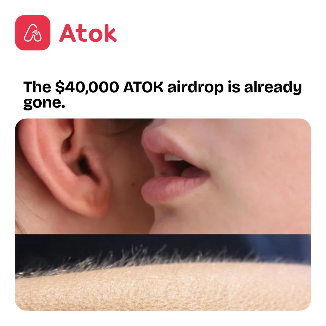 POV: You held $ATOK since 0.007

From the whitepaper to the whitelist, we made it.

Let’s ride this bull together!

#cryptomeme #atoktothemoon #listing #NFTlife #web3 #cryptolife