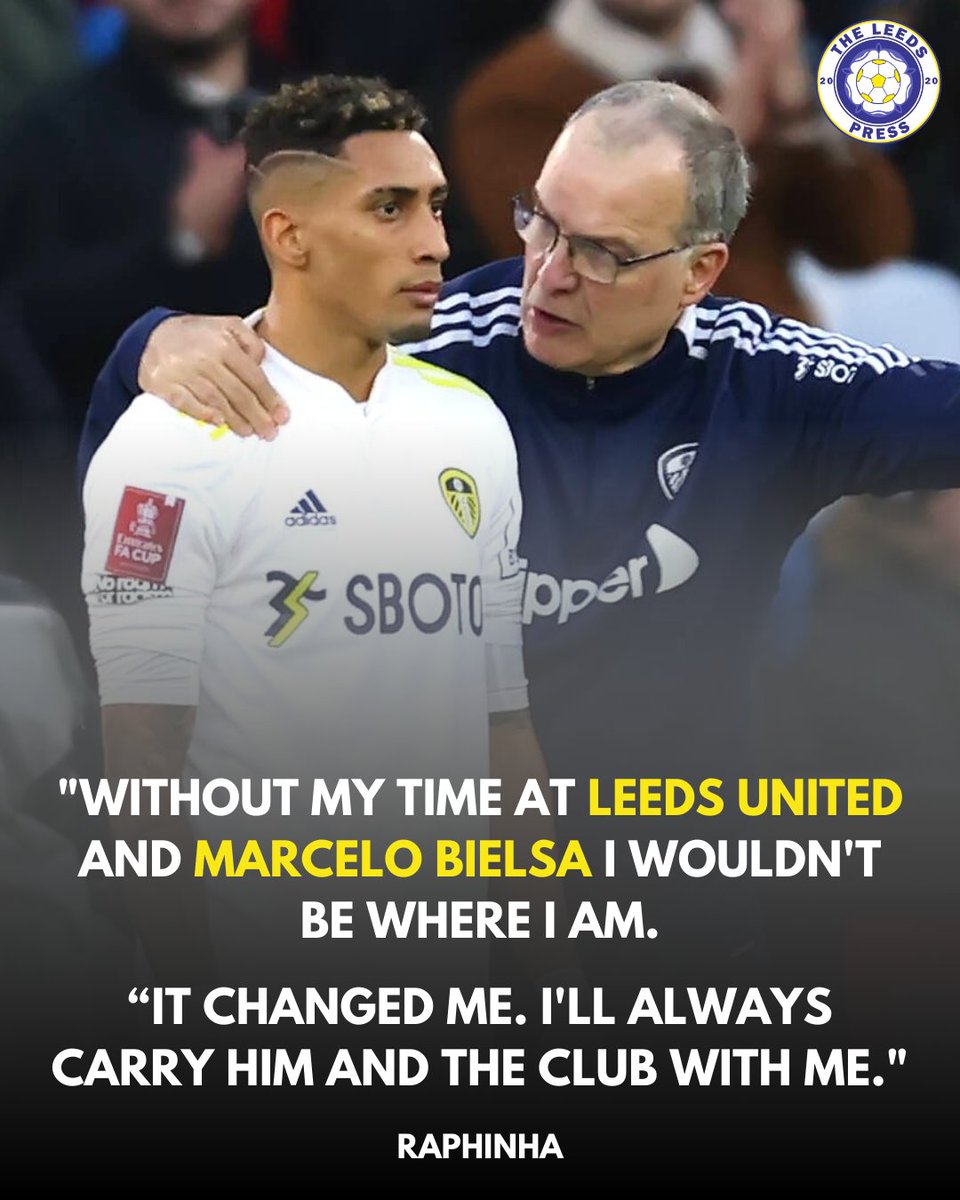 TheLeedsPress's tweet photo. Raphinha on Leeds and Bielsa... https://t.co/4z5icVjClt