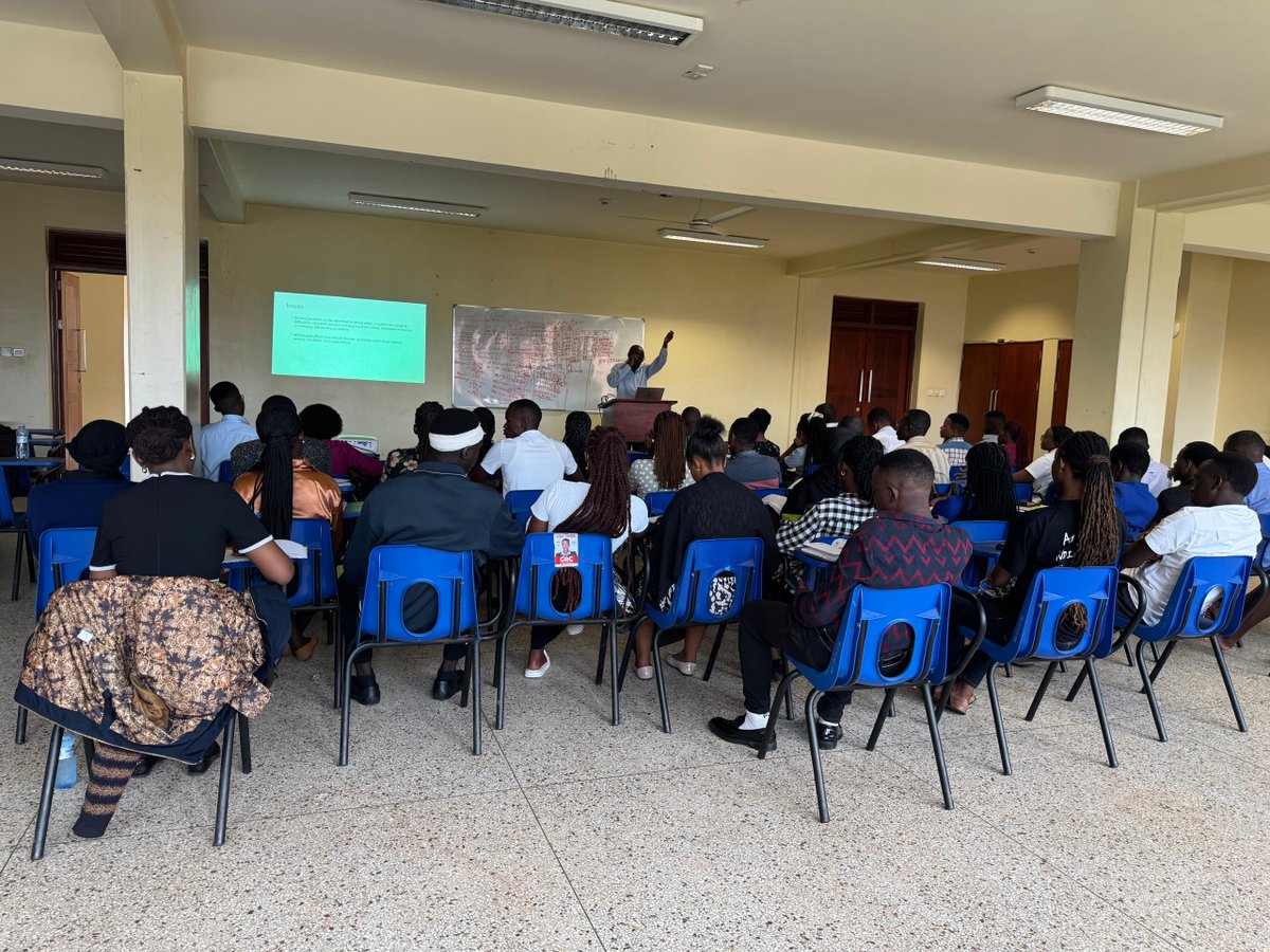Building a future workforce at Makerere university about drug abuse, building systems and recovery doesn’t end with treatment, it requires to work with individual, family and the community.

Today, Social Work students at Makerere University took part in an eye-opening lecture by
