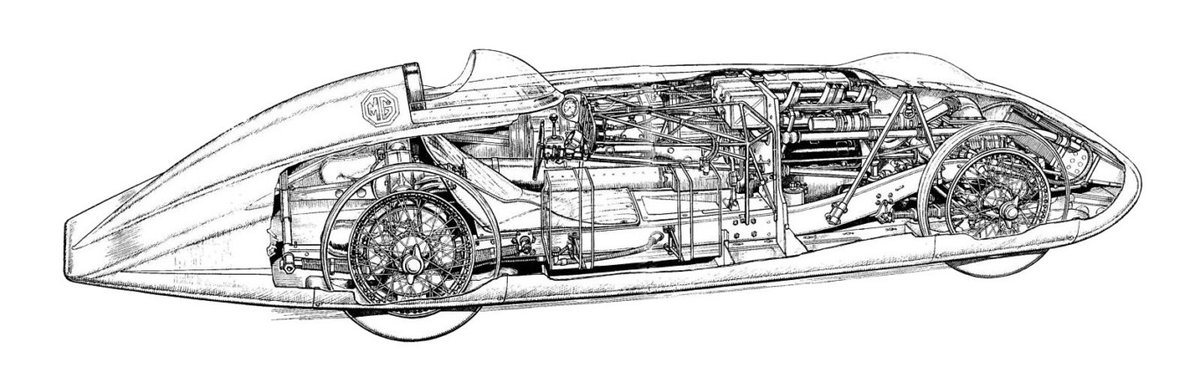 VintageLastFlag's tweet photo. .
🏁MG EX135 1938 #landspeedrecord 🏁
MG EX135, 1938. A land speed record car that was fitted with a variety of engines from 2 cylinder 500cc to a 1.5 litre motor that broke multiple speed records. It became the first car with an 1100cc engine to reach 200mph. In 1951 at B... https://t.co/qXiVvbQuD6