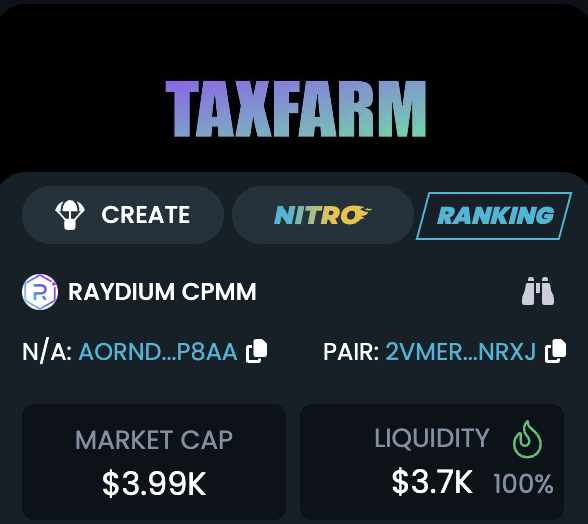 TaxFarmSOL's tweet photo. DexTools Socials Updated 🚀 https://t.co/mfTwkioN37