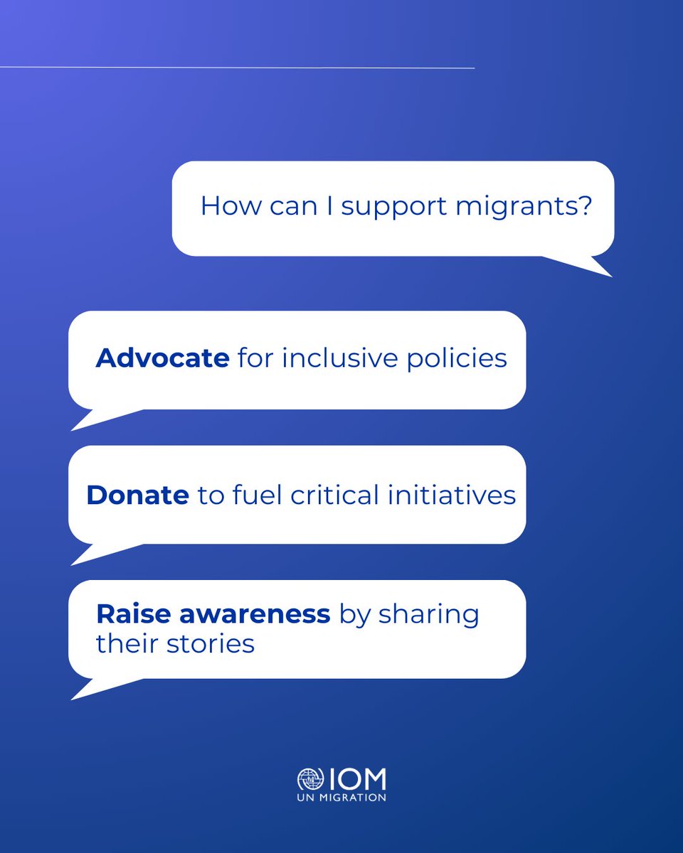 Migrants deserve dignity, protection, and opportunity.

It’s our duty to ensure their voices are heard and their rights are upheld.