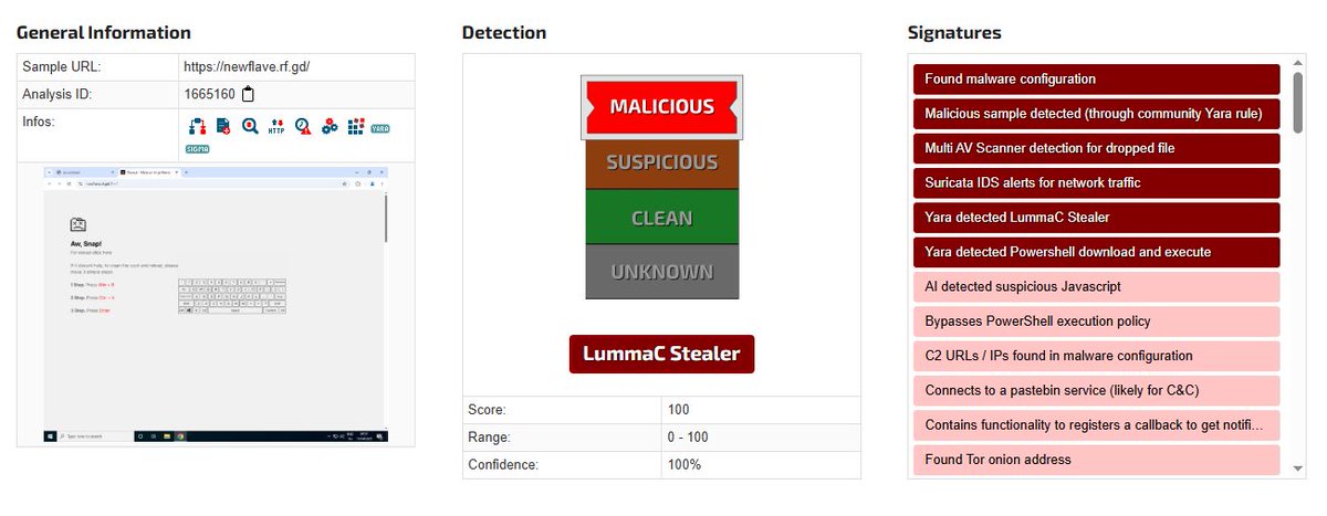 joe4security's tweet image. Nice #ClickFix sample dropping #Lumma - fully automated! buff.ly/trKkecA
