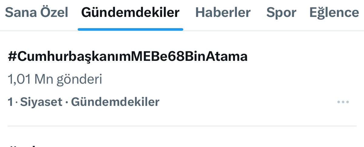 Ve yine yeniden 1Mn bu öğretmenler daha ne yapsın sayın <a href="/RTErdogan/">Recep Tayyip Erdoğan</a> 
 #CumhurbaşkanımMEBe68BinAtama