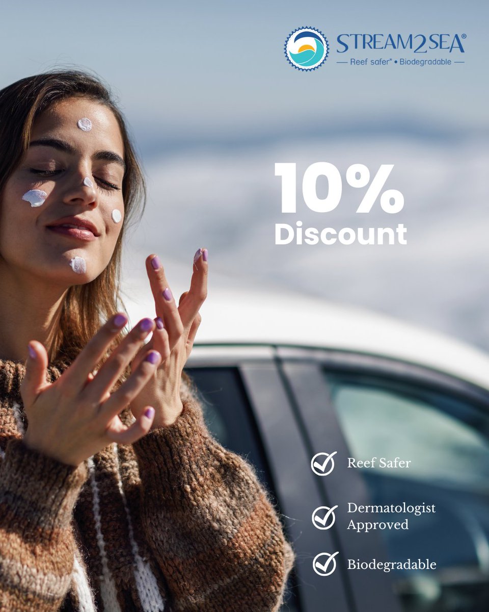 🌊 Reef-safe, ocean-friendly #sunscreen? Yes please.

Use code SEAGOINGGREEN for 10% off at Stream2Sea — the only #mineral sunscreen proven safe for fish and coral larvae.

stream2sea.com