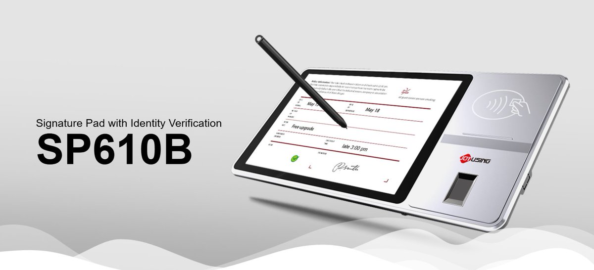CardScanAfrica's tweet image. Elevate your digital transactions with the Joyusing SP610 Signature Pad. Experience seamless, secure, and eco-friendly signing solutions. Perfect for banks, hotels, clinics, etc.​
#DigitalSignature #eSignature #BiometricSecurity #JoyusingSP610 #PaperlessSolutions #CardScanAfrica
