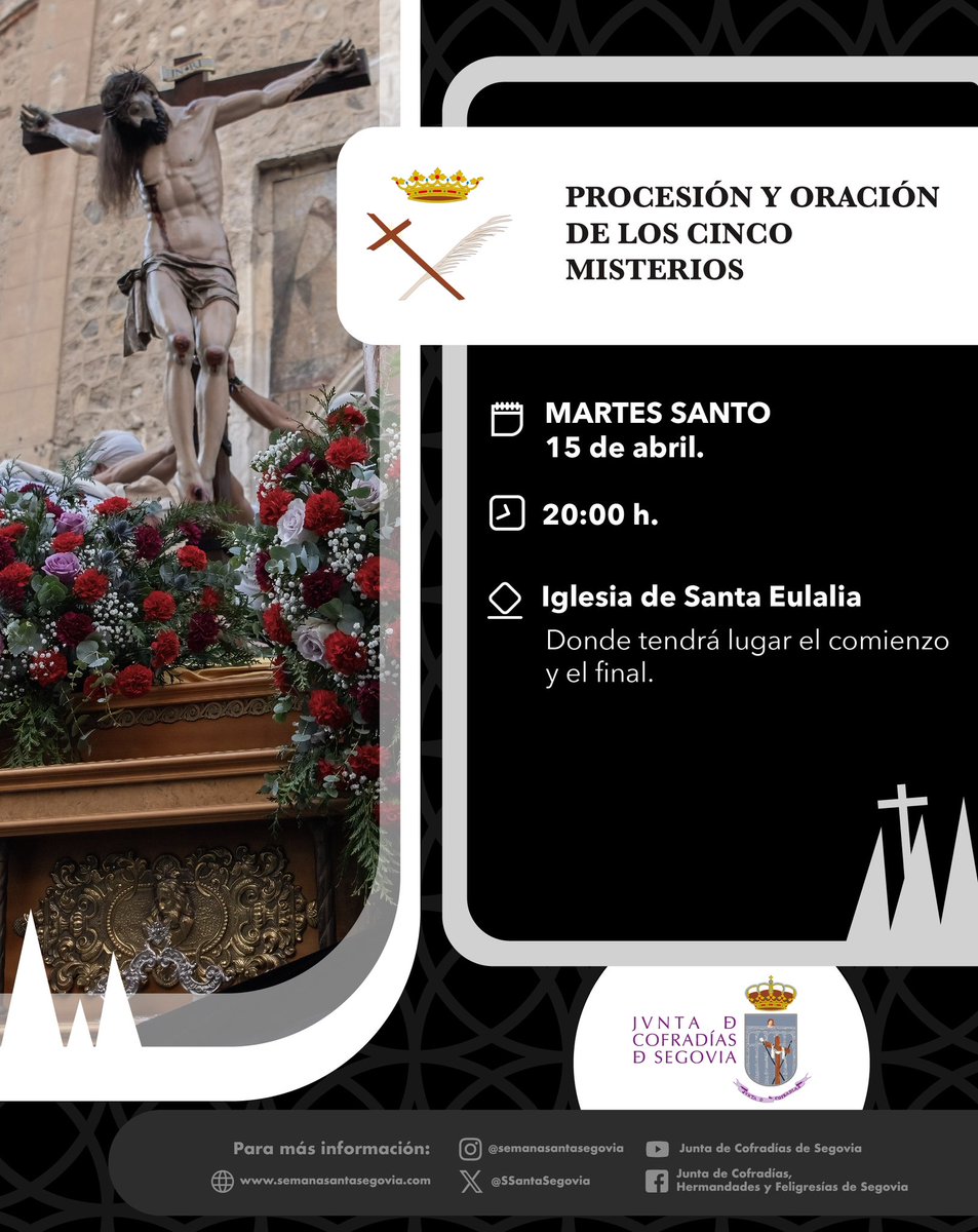 Agenda para hoy #MARTESSANTO