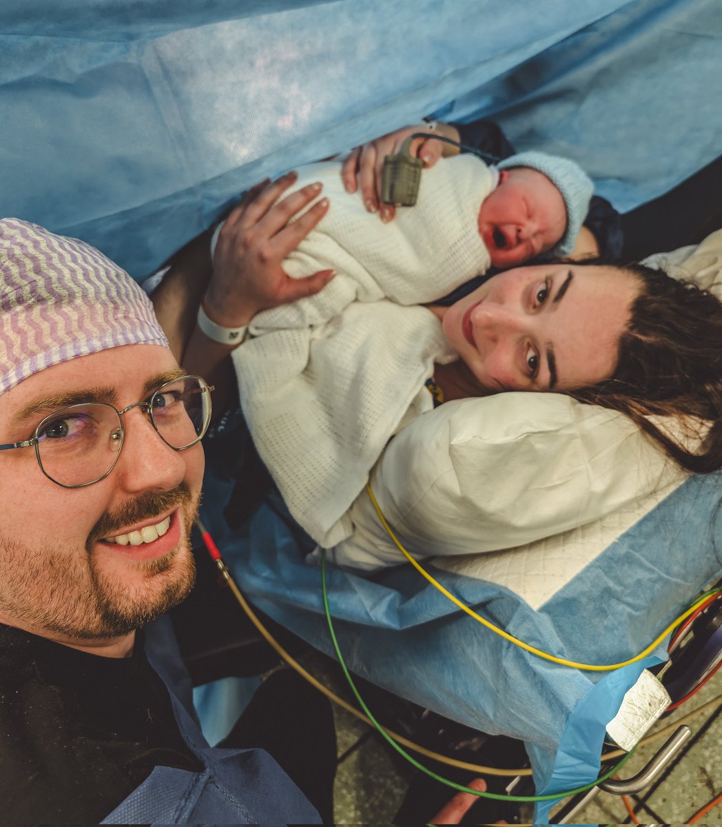 Some personal news... 

I’m officially a dad! Our beautiful boy, Frankie Jack Kerr arrived safely weighing 7lbs 3oz. 

I’m so proud of my wife and beyond grateful to the staff at the Royal Victoria Hospital for taking such great care of us. Welcome to the world wee man 🤍