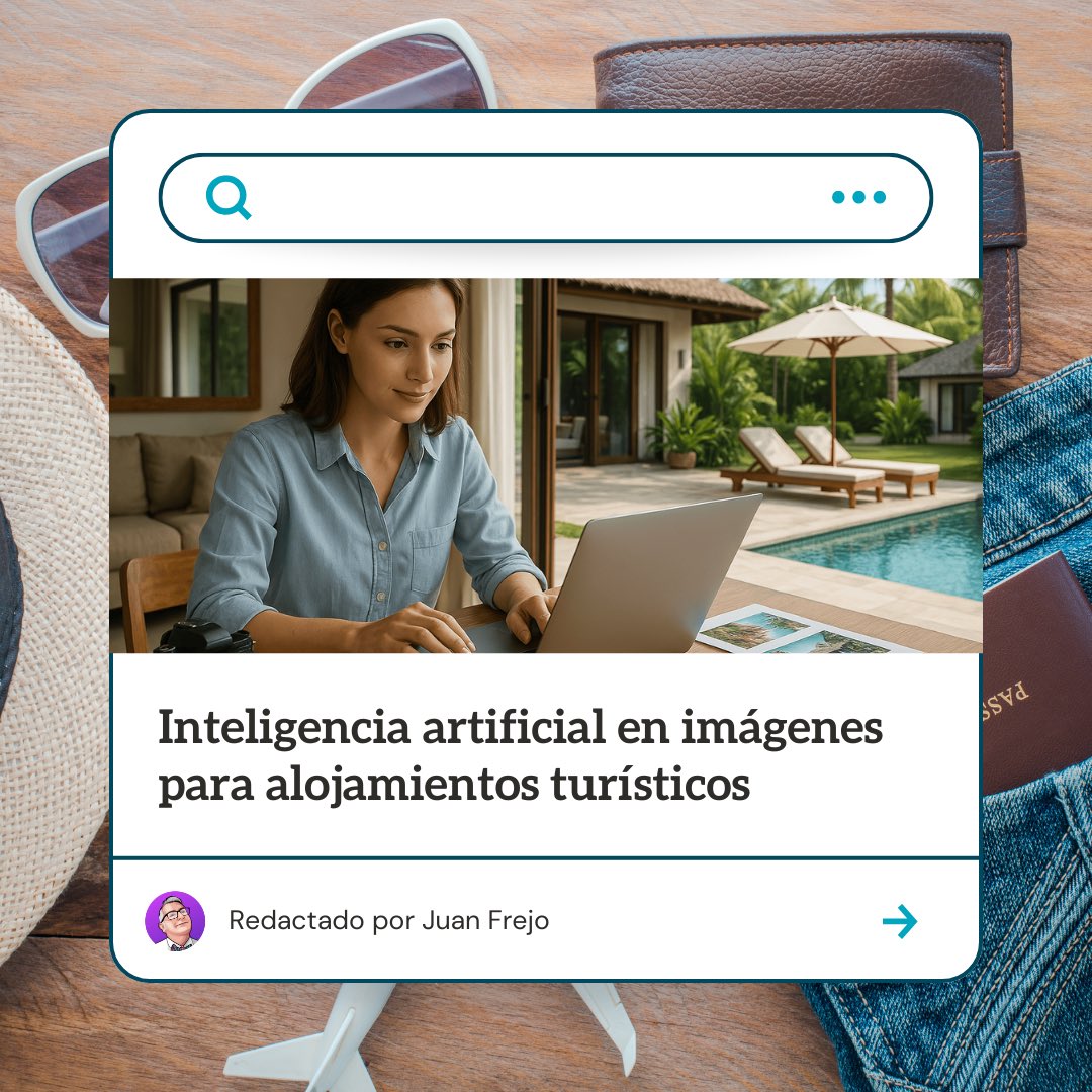 🔍 ¿Puede la IA cambiar la forma en la que mostramos nuestros alojamientos turísticos?

 💡 Spoiler: ¡ya lo está haciendo! 💥

📖 En este nuevo artículo de nuestro <a href="/juanfrejofoto/">Juan Frejo</a> exploramos cómo la IA está revolucionando la generación de imágenes 📸

asiri.es/inteligencia-a…