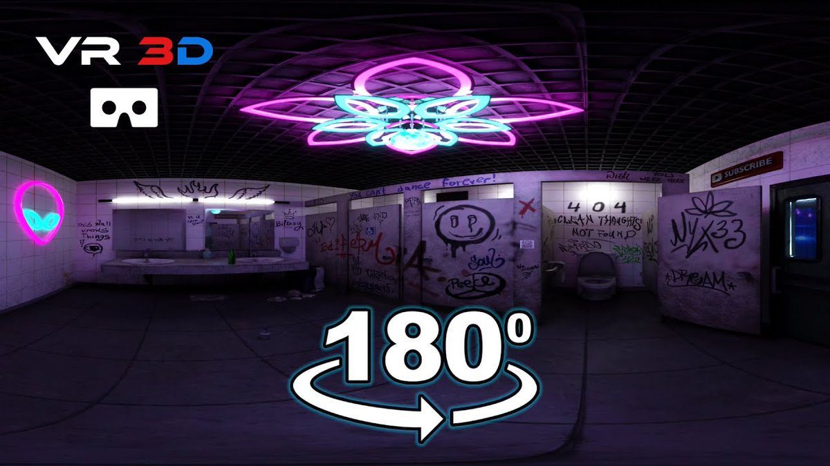 ''Inside The Party Bathroom'' / VR 180° 3D
youtu.be/JRCws8_v4NE