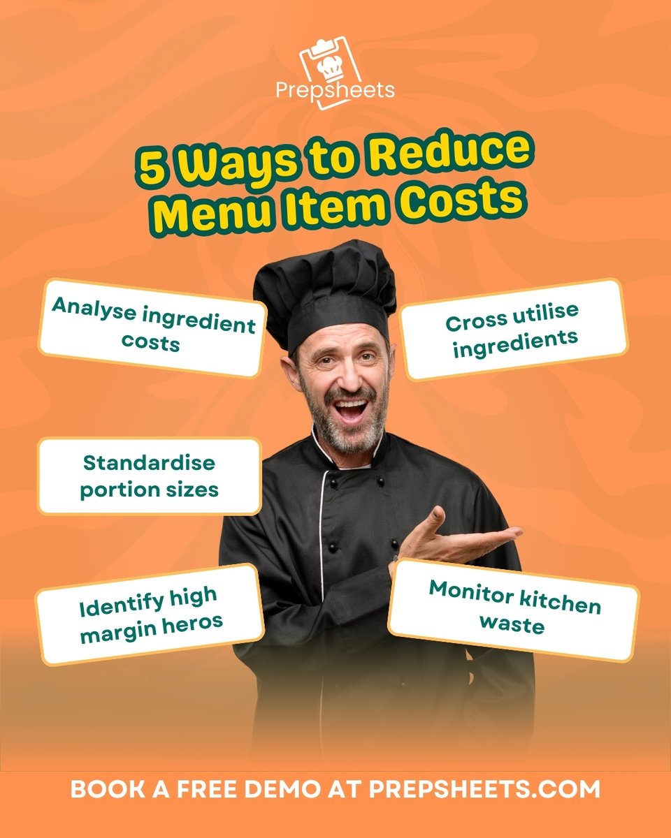 Cut Food Costs, Not Corners.
Prepsheets helps kitchens run smarter - from accurate costing to streamlined prep.
See how you can take control of your food costs. Get a free 14 day trial for your hospitality business.
👉 bit.ly/44lBAbY