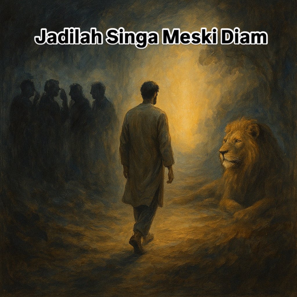 Jadilah Singa Meski Diam

Pernahkah kau merasa dijauhi, tanpa tahu sebabnya, hingga angin bisik-bisik membawa kabar: ada yang menyebar cerita tak benar tentangmu? Dan yang paling menyakitkan bukan fitnahnya, tapi bahwa mereka yang kau anggap teman justru percaya—tanpa pernah