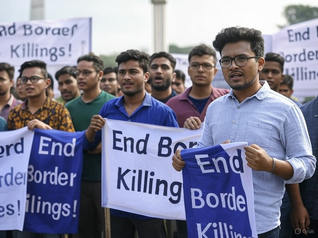 ABID8972's tweet photo. BSF bullets steal our brothers’ lives, yet India calls us the threat. Justice for our martyrs now! #StopBorderKillings https://t.co/1CLaKEtscy