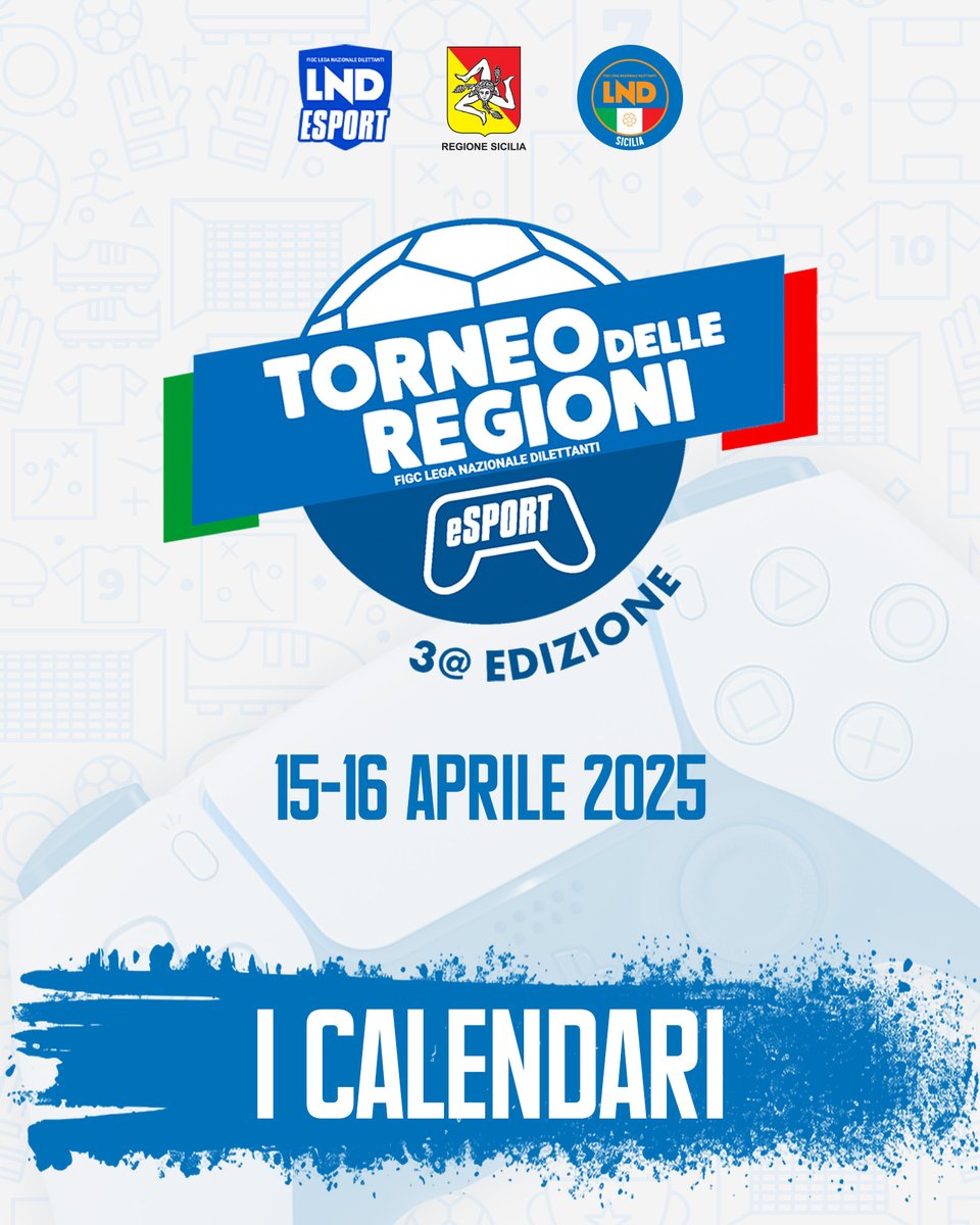 LND Esport (@lndesport1) on Twitter photo 🎮 Il Torneo delle Regioni è anche #eSport! Stasera alle 21 la fase a gironi, mercoledì quarti, semifinali e finale. Vi aspettiamo su Twitch con i nostri caster <a href="/90MBER/">🎙 90MBER 🎙</a>, <a href="/itsTulip_/">Lorena Rusu 🌷🍋⭐️⭐️</a>, <a href="/mattiameo_/">Mattia Meo</a>, <a href="/_ilgrave_/">iLGrave</a> e <a href="/AndreaLagna7/">Andrea</a>.
#LNDeSport 🎮 Il Torneo delle Regioni è anche #eSport! Stasera alle 21 la fase a gironi, mercoledì quarti, semifinali e finale. Vi aspettiamo su Twitch con i nostri caster <a href="/90MBER/">🎙 90MBER 🎙</a>, <a href="/itsTulip_/">Lorena Rusu 🌷🍋⭐️⭐️</a>, <a href="/mattiameo_/">Mattia Meo</a>, <a href="/_ilgrave_/">iLGrave</a> e <a href="/AndreaLagna7/">Andrea</a>.
#LNDeSport