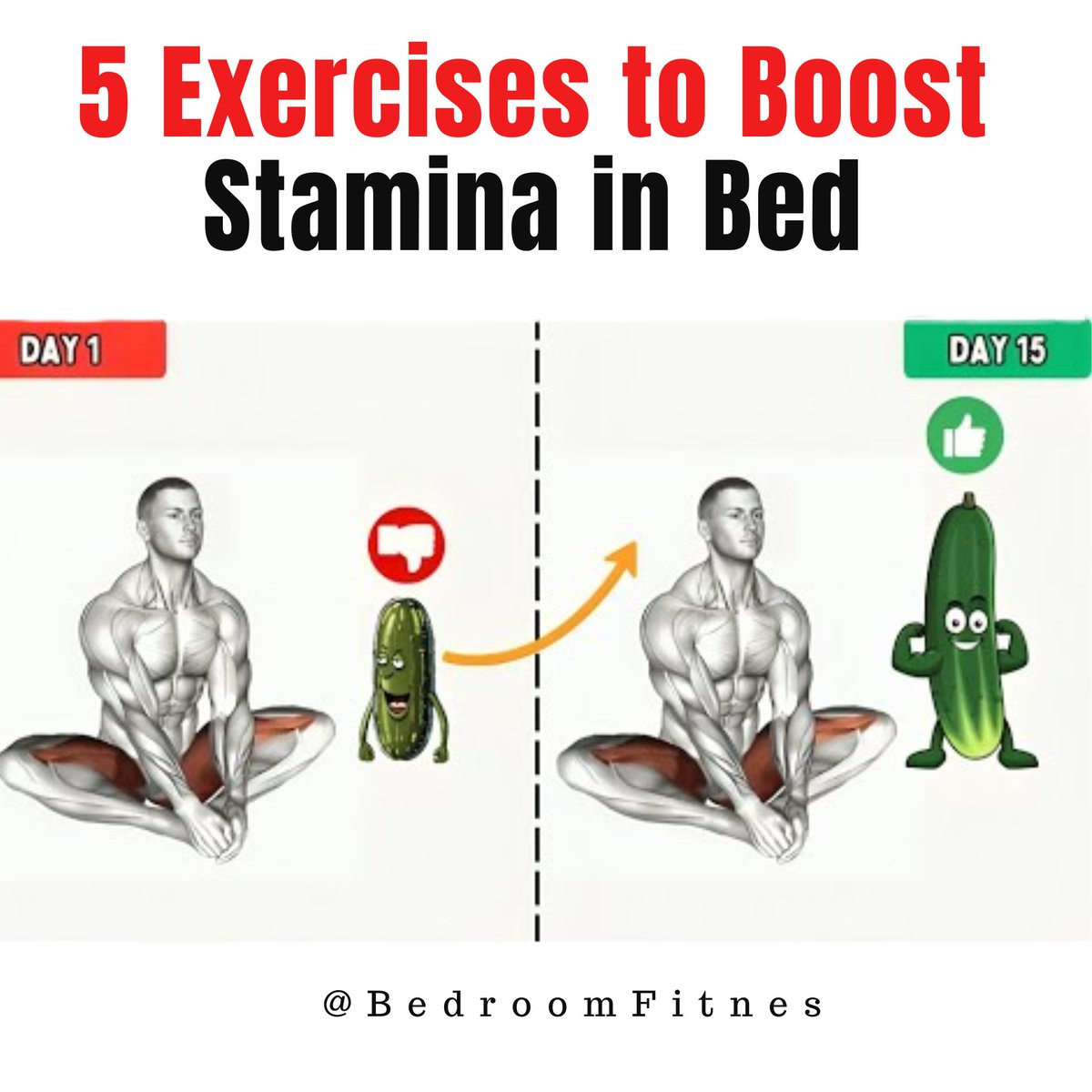 5 Exercises to Boost Stamina  in Bed At Home. 🏡 Men do this exercises 🧘

(For educational purpose only)